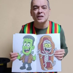 Libro de colores Ezequías - Miedos - Halloween