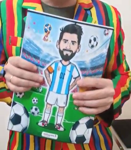 Libro de colores Ezequías – Mundial Fútbol Álbum
