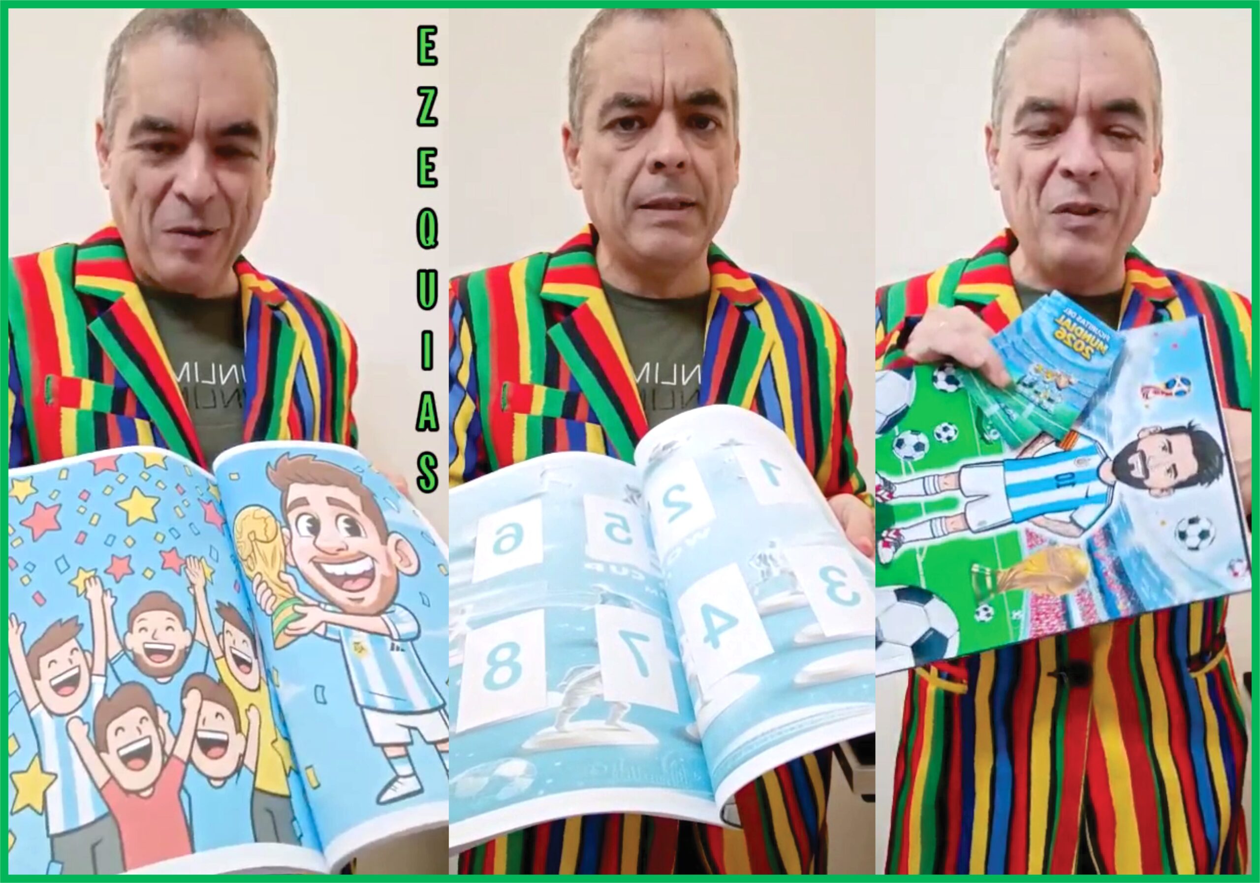 Libro de colores Ezequías – Mundial Fútbol Álbum - Imagen 3